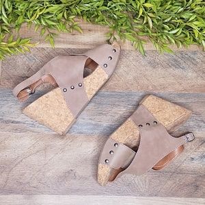 Lucky Brand • Minari Cork Wedge Sandal